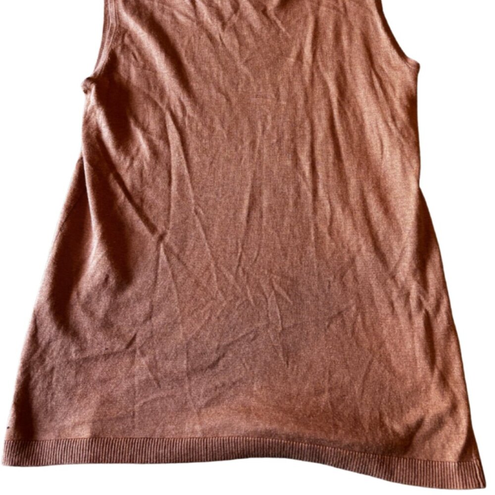 Mint Condition Massimo Dutti Sleeveless Beaded Top - image 4